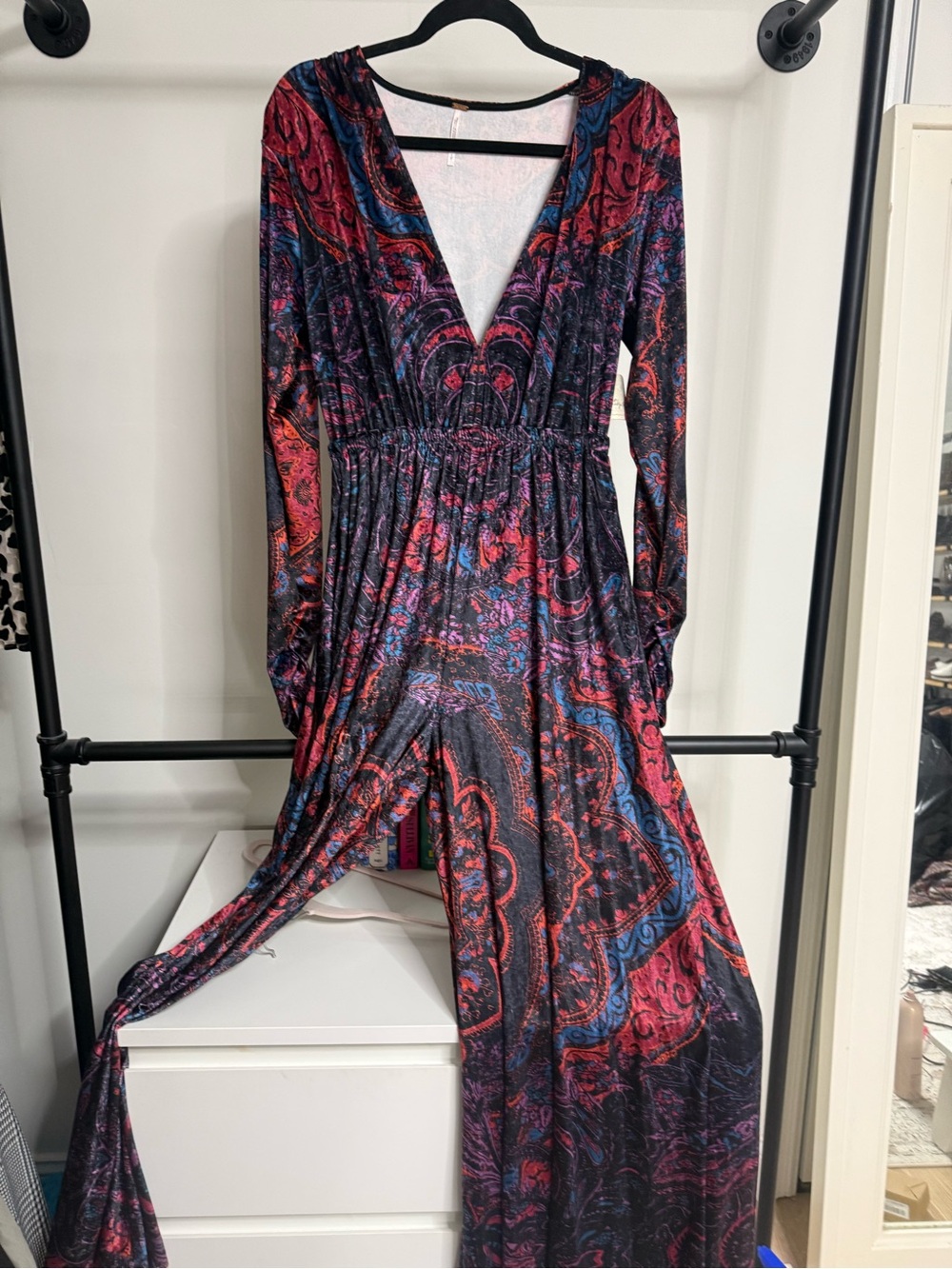 Free People Giselle Velvet Jumpsuit